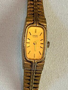 SEIKO | Two-Tone Chrome and Gold-Plated finish Cocktail watch-Working!